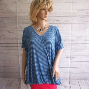 NWT - Apt. 9 faux wrap stretchy knit top - sz 1X